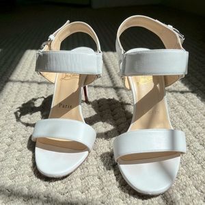 Christian Louboutin 85mm Heels White EU 36